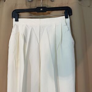 Ivory trousers Stirrup Pants - Petite Vintage VGC Size 4